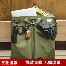 Workwear tablet vertical handbag with large capacity