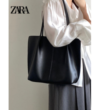 ZARA's new niche design new women's bag, spring/summer single shoulder tote bag, high-end feeling, large capacity commuting mother and child bag