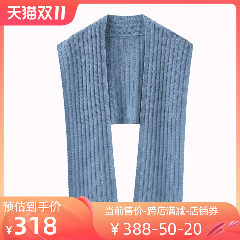New 100% Pure Cashmere Scarf Shawl Women Multi-color Stripes Korean Style Fashion Soft Warm
