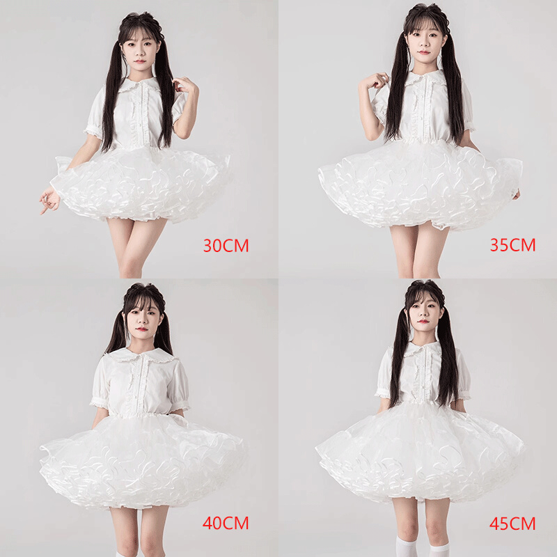 Skirt support lolita violent boneless dog short support daily skirt flying puffy skirt lolita duck ass skirt support