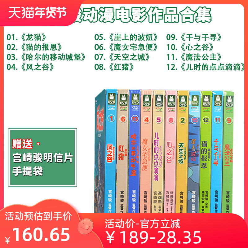 [USD 59.62] Genuine Miyazaki Jun animation movie collection HDD disc ...