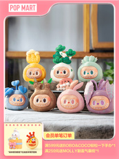 Куклы/ украшения/детали 泡泡玛特labubu搪胶脸盲盒手办 Bubble pop Mart