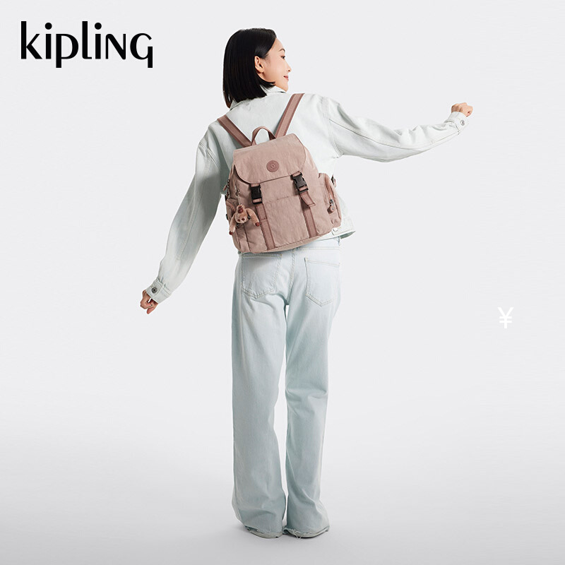 kipling女款2023秋冬新款休闲轻便帆布包学生书包双肩背包|DARDEN
