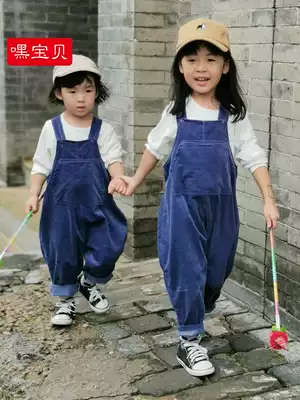 Head-back rate is a bit high twins baby bag pants Hey baby corduroy trousers children pants retro series