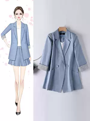 Suit jacket female Korean spring summer fashion temperament age age professional suit fried street Net red small suit coat thin