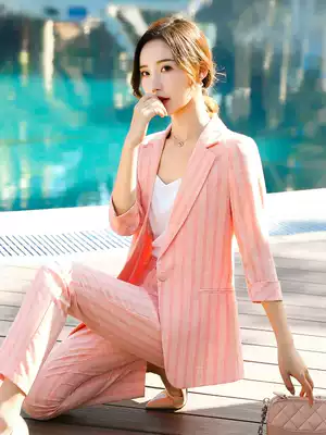 Fried street Net red professional suit suit suit female Korean fashion 2021 spring and summer Foreign style temperament small suit coat thin