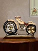 Ретро мотоцикл, украшение, кварцевые часы, европейский стиль